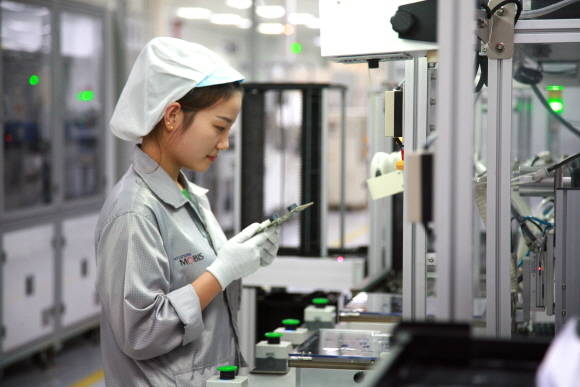 현대모비스가 최근 수주한 프리미엄 사운드 시스템과 헤드업 디스플레이(HUD)를 생산할 현대모비스 중국 천지 현지공장 모습. ⓒ 현대모비스