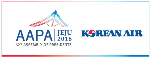 AAPA 제 62차 사장단 회의 로고 이미지. ⓒ 대한항공