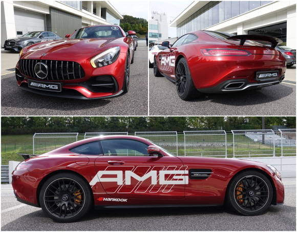 메르세데스-AMG GT S는 한층 강렬하고 세련된 정통 스포츠카 디자인을 비롯해 스포티하고 감각적인 디자인을 갖췄다. = 노병우 기자