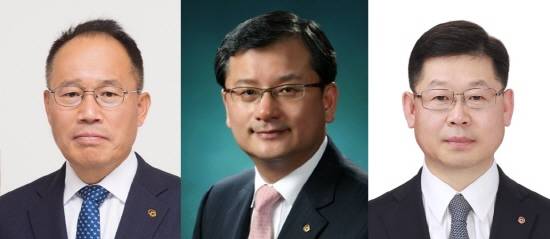한화그룹이 경영환경 변화에 선제적으로 대응하고, 2019년 사업계획 조기수립을 위해 일부 계열사 대표이사 사장단 인사를 실시했다. 사진 왼쪽부터 한화 화약 및 방산부문 통합 대표이사 옥경석 사장·한화생명 대표이사 여승주 사장·한화케미칼 사업총괄 이구영 부사장. ⓒ 한화