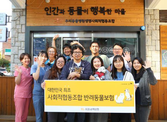 KB손해보험이 국내 최초 사회적협동조합 전용 반려동물보험을 출시한다. ⓒ KB손해보험