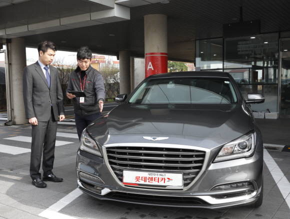 롯데렌터카가 중대형 럭셔리 세단 이용고객을 대상으로 프리미엄 서비스를 제주오토하우스에서 운영한다. ⓒ 롯데렌터카