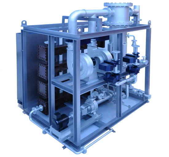 최근 미국 해안경비대(USCG) 형식승인을 받은 현대중공업 선박 평형수처리장치 '하이밸러스트(HiBallast)'. ⓒ 현대중공업