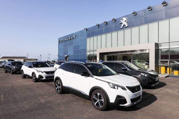 푸조·시트로엥 제주 렌터카의 모습. ⓒ 한불모터스