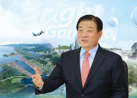 노기태 부산 강서구청장이 지역 현안에 대한 포부를 밝히고 있다. ⓒ 부산 강서구