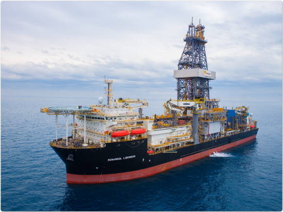 대우조선해양이 건조한 소난골社 드릴십. ⓒ 대우조선해양