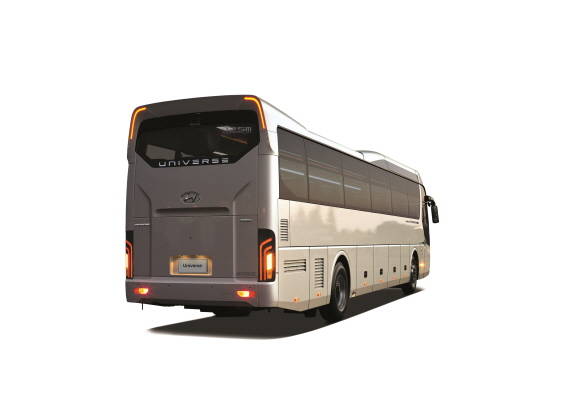 유니버스의 외장 디자인은 수직적 디자인 요소를 활용한 것이 특징이다. ⓒ 현대자동차