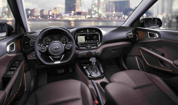 쏘울 부스터 가솔린 1.6 터보모델의 내부 모습. ⓒ 기아자동차