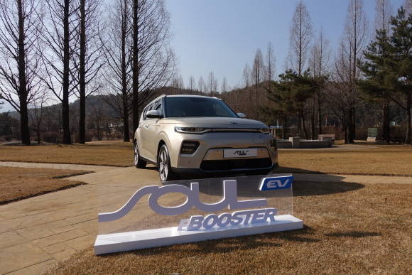 쏘울 부스터 EV 모델은 기아차 R&D 기술력의 집약체다. = 노병우 기자