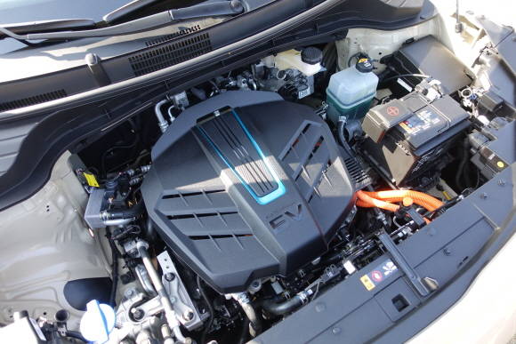 쏘울 부스터 EV는 1회 충전시 총 386km를 주행할 수 있다. = 노병우 기자