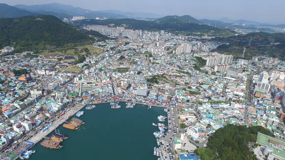 동양의 나폴리라 불리는 통영시 전경. ⓒ 경남 통영시