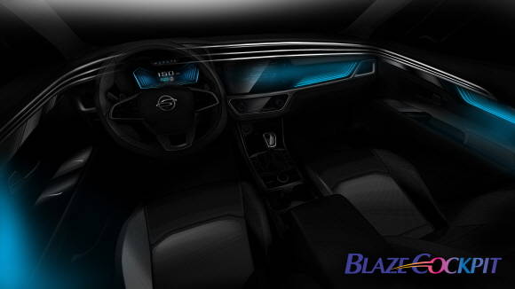 코란도의 블레이즈 콕핏 티저이미지. ⓒ 쌍용자동차