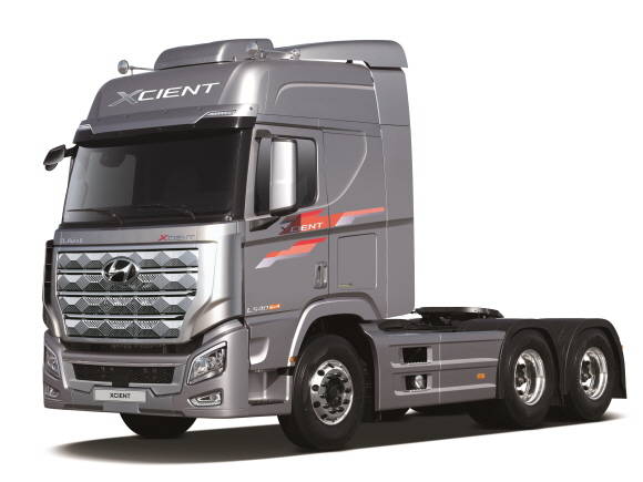 대형트럭 엑시언트가 새로운 이름과 얼굴, 강화된 안전성으로 다시 태어났다. ⓒ 현대자동차