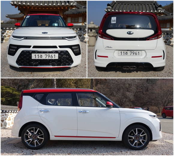 강인하고 하이테크한 디자인을 갖춘 쏘울 부스터. = 노병우 기자