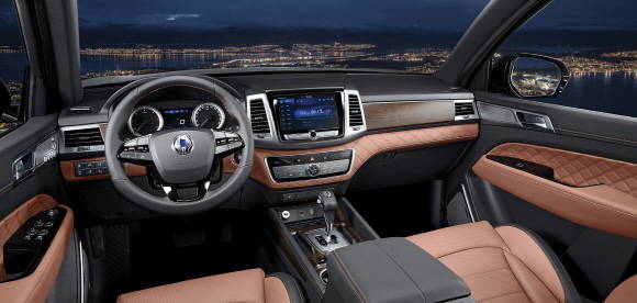 2019 G4 렉스턴 내부 인테리어. ⓒ 쌍용자동차