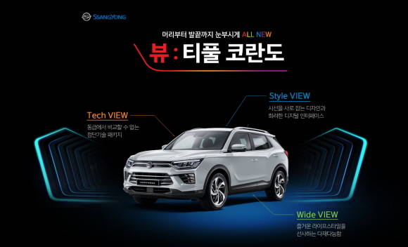 쌍용차가코란도 출시를 기념해 경품 이벤트를 실시한다. ⓒ 쌍용자동차