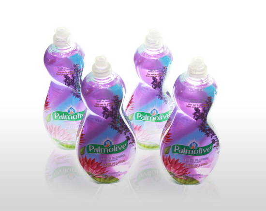 SKC 에코라벨을 적용한 콜게이트-팜올리브 주방세제 제품. ⓒ SKC