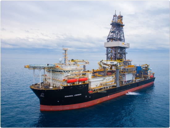 대우조선해양이 건조한 소난골社 드릴십. ⓒ 대우조선해양