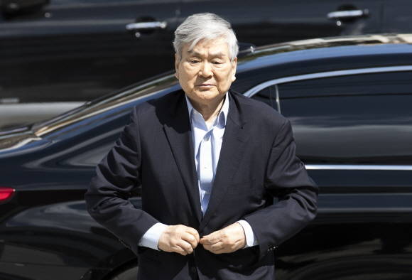 27일 열린 대한항공의 제57기 정기 주주총회에서 조양호 한진그룹 회장의 사내이사 연임안이 부결됐다. ⓒ 연합뉴스