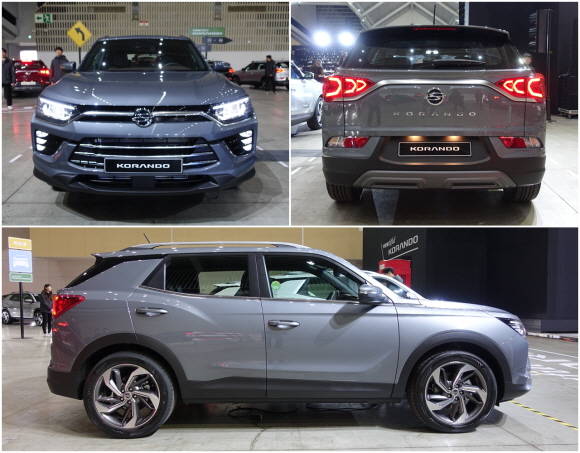 코란도는 '로&와이드' 자세로 역동적이면서도 세련된 스타일을 구현해 냈다. = 노병우 기자