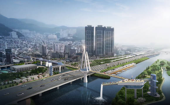 오는 11월 구포지역에 착공예정인 '금빛노을브릿지' ⓒ 부산광역시