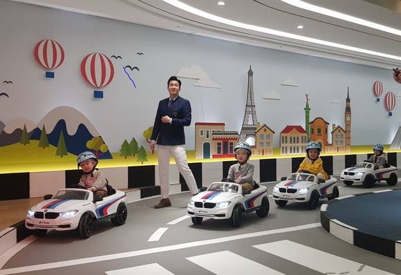 미취학 어린이 전용 'BMW 키즈 드라이빙 존' 전경. ⓒ 파라다이스호텔 부산.