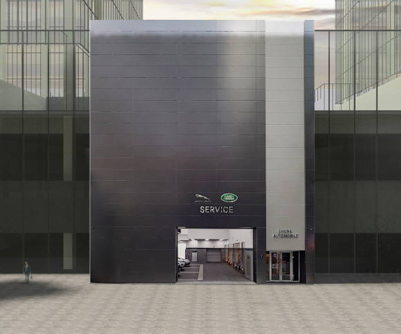 서울 강남구 역삼동에 위치한 재규어 랜드로버 공식 서비스센터 모습. ⓒ 재규어 랜드로버 코리아