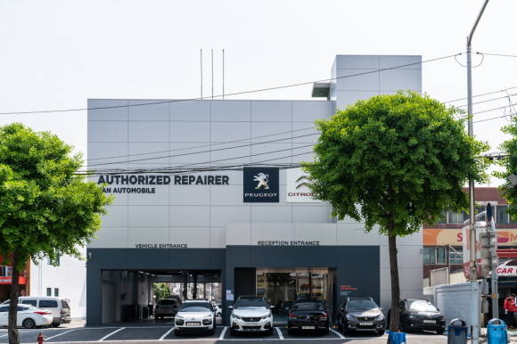 푸조·시트로엥 송파 서비스센터. ⓒ 한불모터스