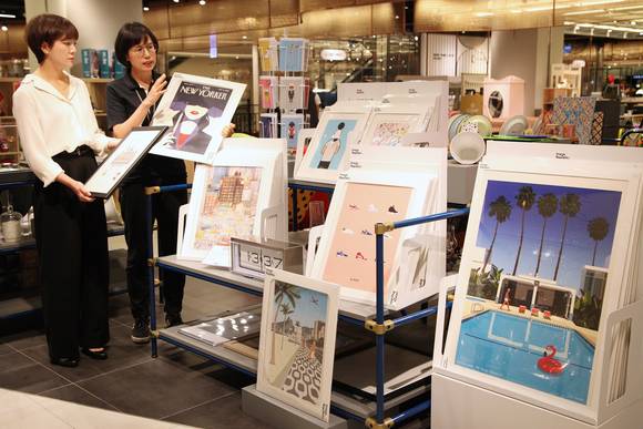 아트워크란 일러스트 이미지를 기반으로 한 시각예술 작품을 뜻 한다. ⓒ 신세계 센텀시티