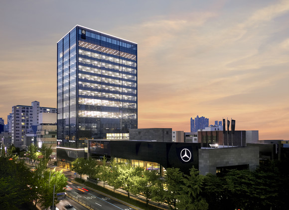 메르세데스-벤츠 남천 전시장 및 서비스센터. ⓒ 메르세데스-벤츠 코리아
