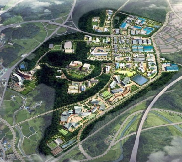 동남권 방사선 의·과학 일반산업단지 조감도. ⓒ 기장군