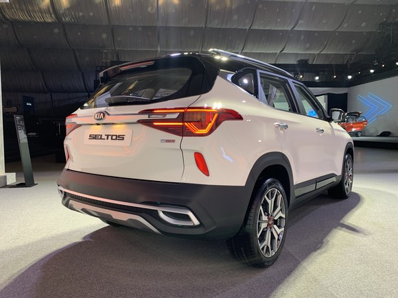 셀토스는 넓고 견고한 후면부를 자랑한다. = 노병우 기자