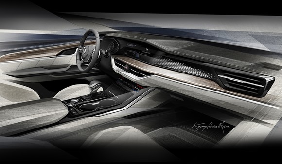 모하비 더 마스터 내장 렌더링. ⓒ 기아자동차