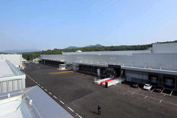 메르세데스-벤츠 부품물류센터 외부 전경. ⓒ 메르세데스-벤츠 코리아