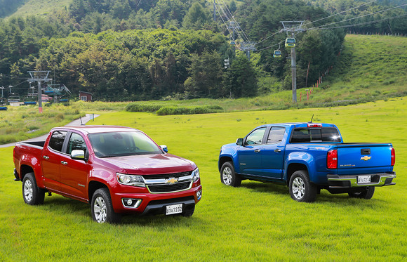 콜로라도는 진정한 아메리칸 라이프스타일을 완벽하게 구현할 수 있는 중형 픽업트럭이다. ⓒ 한국GM