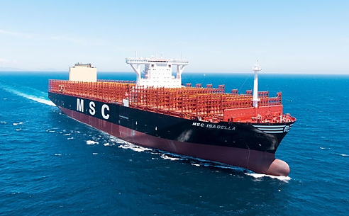 오는 31일 부산항에 입항 예정인 MSC사 이사벨라 호. ⓒ GOOgle