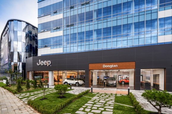동탄 지프 전용 전시장 전경. ⓒ FCA 코리아
