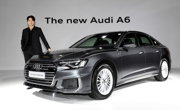 아우디의 프리미엄 비즈니스 중형 세단 더 뉴 아우디A6 45 TFSI 콰트로. ⓒ 아우디 코리아