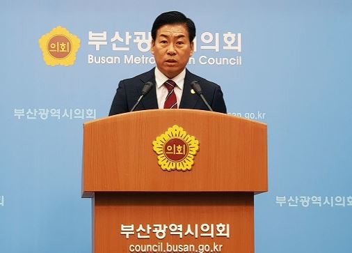 정정복 부산축구협회 회장이 오는 12월29일 치뤄지는 부산시체육협회장 선거에 출마를 선언하고 있다. ⓒ 프라임경제