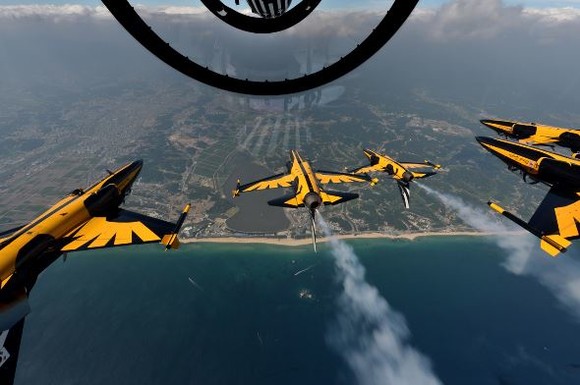 블랙이글 에어쇼 장면. ⓒ 대한민국 공군