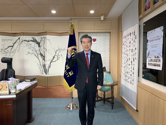 안민 고신대총장. ⓒ 고신대병원