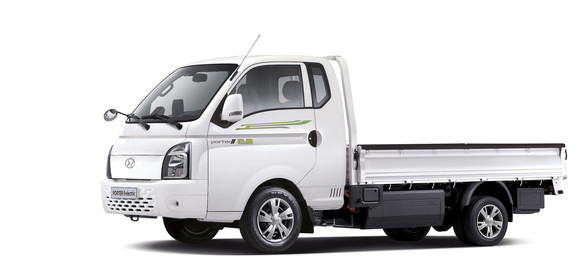 도심 운송에 최적화된 친환경 소형 트럭 포터II 일렉트릭. ⓒ 현대자동차