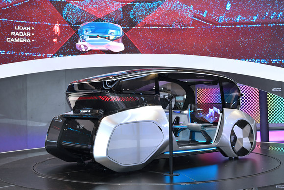 자율주행 기반 도심 공유형 모빌리티 콘셉트인 엠비전 에스(M.Vision S). ⓒ 현대모비스