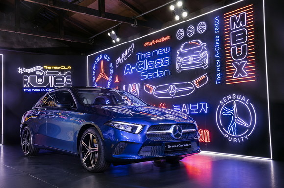 A-클래스 최초의 세단 더 뉴 메르세데스-벤츠 A-클래스 세단. ⓒ 메르세데스-벤츠 코리아