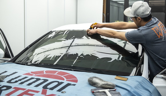 루마썬팅 전주 아중점 시공 모습. ⓒ 루마썬팅