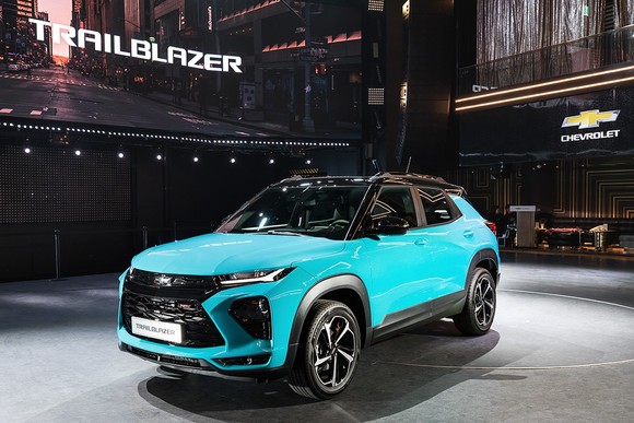 최근 고객인도가 재개된 쉐보레 트레일블레이저. ⓒ 한국GM