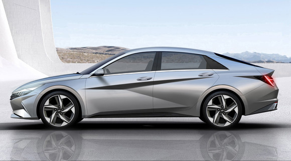 혁신적인 스포티 디자인의 올 뉴 아반떼. ⓒ 현대자동차