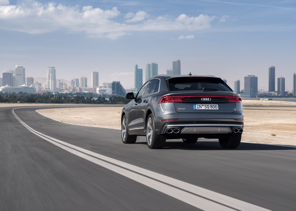 한국타이어는 뉴 아우디 SQ8 TDI에 신차용 타이어를 공급 중이다. ⓒ 한국타이어