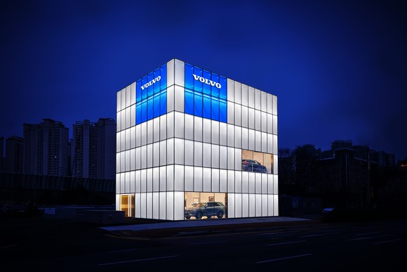 볼보 분당 판교 전시장 전경. ⓒ 볼보자동차코리아
