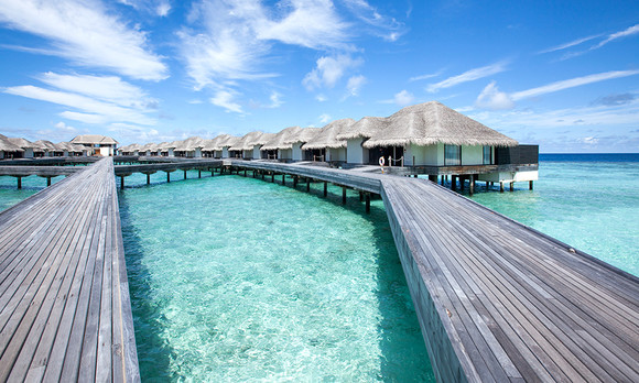 몰디브 아웃리거코노타리조트 전경. ⓒ 팜투어